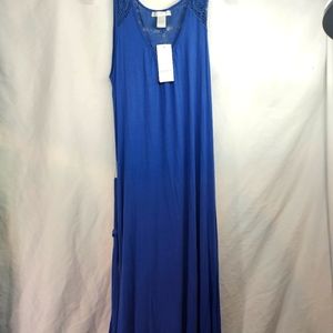 NWT design history maxi dress sz large